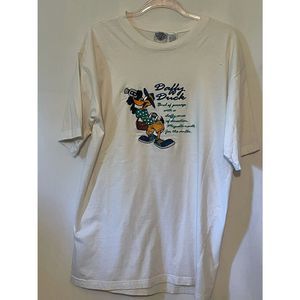 1994 Daffy Duck authentic embroidered tee